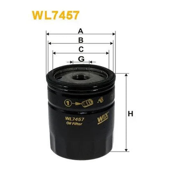 WIX Oil Filter WL7457