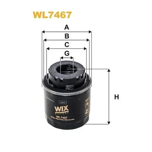 WIX Oil Filter WL7467