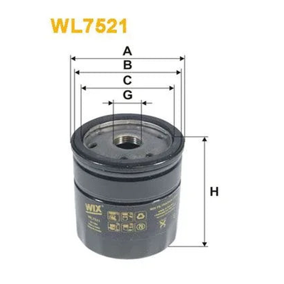 WIX Oil Filter WL7521