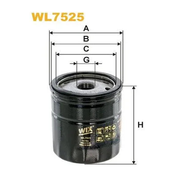 WIX Oil Filter WL7525