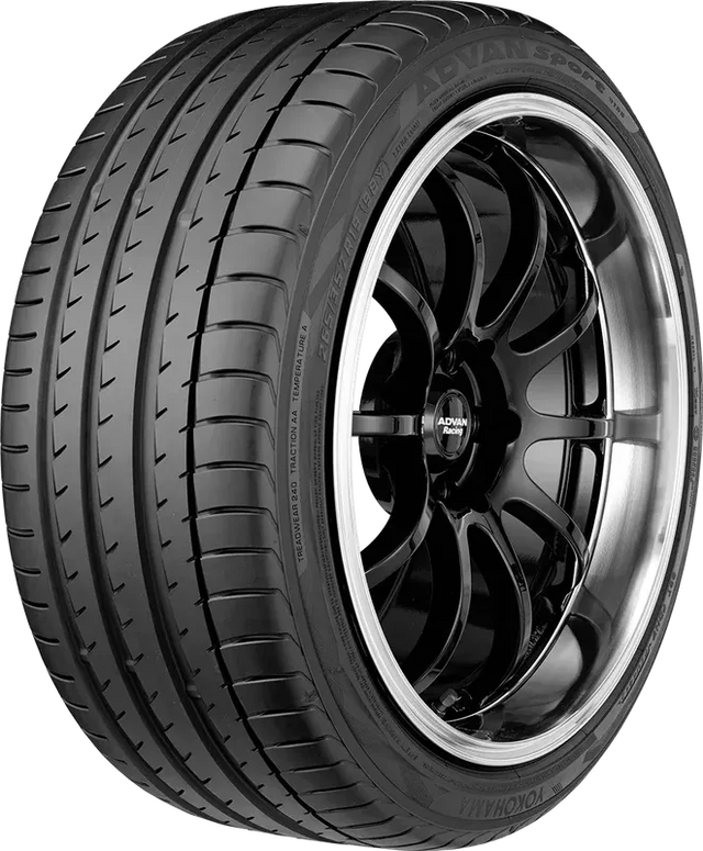 Yokohama Advan Sport V105E 315/30 R22 107Y Tyre Summer EU Label C/A 73dB Set of 2 - image 2