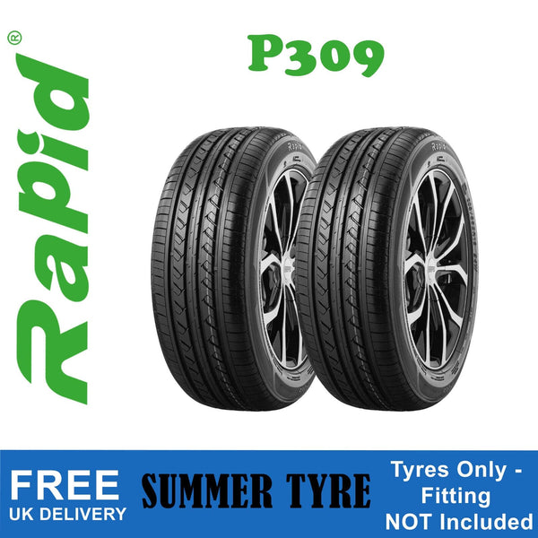 175 70 R13 Rapid Tyres 17570R13 P309 High Mileage 82T EC Rated 70dB Summer x2