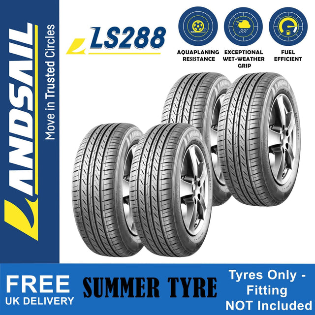 2023年製 LANDSAIL LS288 185/55R15 4本セット ☆ DELINTE 【2024年製】サマータイヤ 185/55R15 82V LANDSAIL