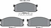 Textar Brake Pads Full Set Of 4 Front 2000201 thumbnail