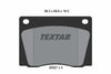 Textar Brake Pads Full Set Of 4 Front 2002701 thumbnail