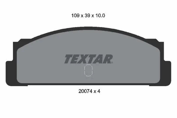 Textar Brake Pads Set Brake Pads Full Set Of 4 Rear 2007404 - image 4