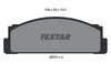 Textar Brake Pads Set Brake Pads Full Set Of 4 Rear 2007404 thumbnail