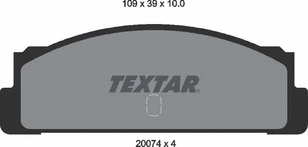 Textar Brake Pads Set Brake Pads Full Set Of 4 Rear 2007404 - image 5