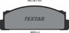 Textar Brake Pads Set Brake Pads Full Set Of 4 Rear 2007404 thumbnail