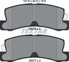 Textar Brake Pads Set Brake Pads Full Set Of 4 Rear 2007601 thumbnail