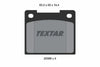Textar Brake Pads Full Set Of 4 Front Rear 2008802 thumbnail