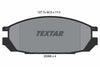 Textar Brake Pads Full Set Of 4 Front Rear 2009801 thumbnail