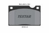 Textar Brake Pads Full Set Of 4 Front 2015302 thumbnail