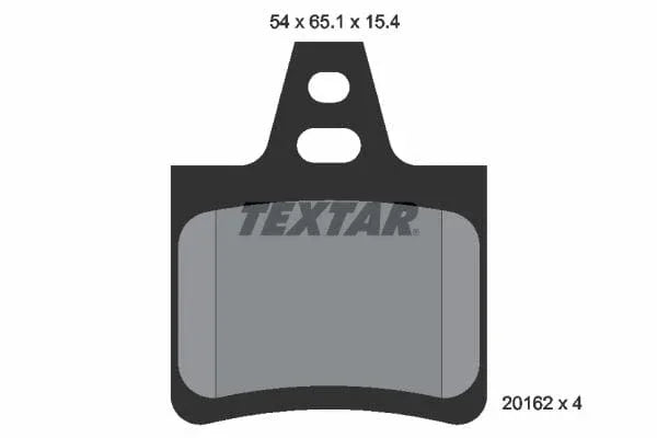 Textar Brake Pads Set Brake Pads Full Set Of 4 Rear 2016203 - image 4