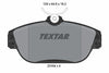 Textar Brake Pads Full Set Of 4 Front 2016402 - OEM Quality Replacement thumbnail
