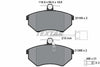 Textar Brake Pads Full Set Of 4 Front With Brake Caliper Screws 2016805 thumbnail