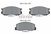 Textar Brake Pads Full Set Of 4 Front 2018201 thumbnail