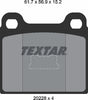 Textar Brake Pads Full Set Of 4 Front 2022803 thumbnail
