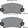 Textar Brake Pads Set Brake Pads Full Set Of 4 Rear 2033602 thumbnail
