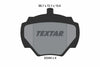 Textar Brake Pads Set Brake Pads Full Set Of 4 Rear 2034402 thumbnail