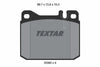 Textar Brake Pads Full Set Of 4 Front 2039204 thumbnail