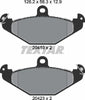 Textar Brake Pads Set Brake Pads Full Set Of 4 Rear 2041003 thumbnail