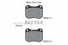 Textar Brake Pads Full Set Of 4 Front 2045502 thumbnail