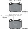 Textar Brake Pads Full Set Of 4 Front 2045502 thumbnail