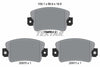Textar Brake Pads Full Set Of 4 Front 2048802 thumbnail