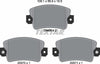 Textar Brake Pads Full Set Of 4 Front 2048802 thumbnail