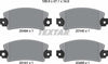 Textar Brake Pads Full Set Of 4 Front 2049401 thumbnail