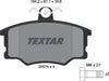 Textar Brake Pads Full Set Of 4 Front With Brake Caliper Screws 2057402 thumbnail