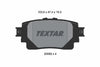 Textar Brake Pads Set Brake Pads Full Set Of 4 Rear 2058201 thumbnail
