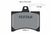 Textar Brake Pads Full Set Of 4 Front 2059403 thumbnail