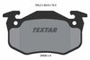 Textar Brake Pads Full Set Of 4 Front 2063402 thumbnail