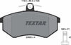 Textar Brake Pads Full Set Of 4 Front With Brake Caliper Screws 2066921 thumbnail