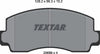 Textar Brake Pads Full Set Of 4 Front 2069901 thumbnail