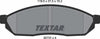 Textar Brake Pads Full Set Of 4 Front 2073101 thumbnail