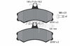 Textar Brake Pads Full Set Of 4 Front With Brake Caliper Screws 2074101 thumbnail