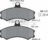 Textar Brake Pads Full Set Of 4 Front With Brake Caliper Screws 2074101 thumbnail