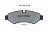 Textar Brake Pads Set Brake Pads Full Set Of 4 Rear 2074701 thumbnail