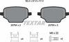 Textar Brake Pads Full Set Of 4 Rear With Brake Caliper Screws With Accessories 2076401 thumbnail