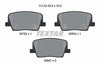 Textar Brake Pads Set Brake Pads Full Set Of 4 Rear 2078201 thumbnail