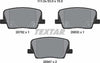 Textar Brake Pads Set Brake Pads Full Set Of 4 Rear 2078201 thumbnail