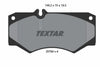 Textar Brake Pads Full Set Of 4 Front Rear 2078401 thumbnail