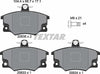 Textar Brake Pads Full Set Of 4 Front With Brake Caliper Screws 2083302 thumbnail