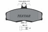 Textar Brake Pads Full Set Of 4 Front With Brake Caliper Screws 2086105 thumbnail