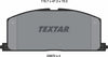 Textar Brake Pads Full Set Of 4 Front 2087001 thumbnail