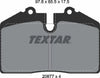 Textar Brake Pads Full Set Of 4 Front Rear 2087708 - OEM Quality Replacement thumbnail