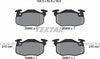 Textar Brake Pads Full Set Of 4 Front 2090506 thumbnail